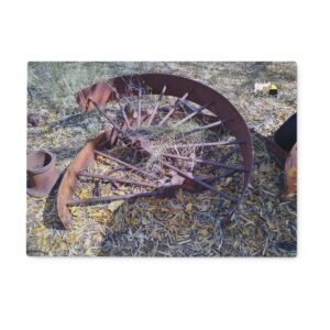 Days Gone By Glass Cutting Board