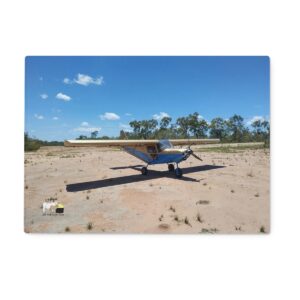Flying Time Glass Cutting Board