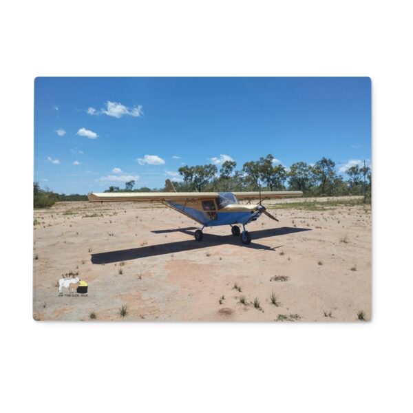 Flying Time Glass Cutting Board