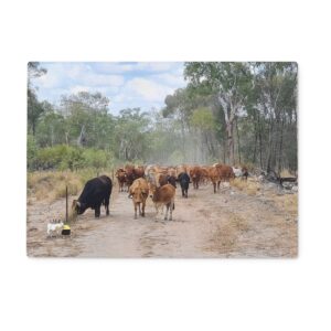 Graceful Stroll Glass Cutting Board