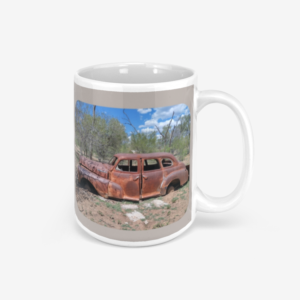 Classic Chev White Ceramic Mug 330ml