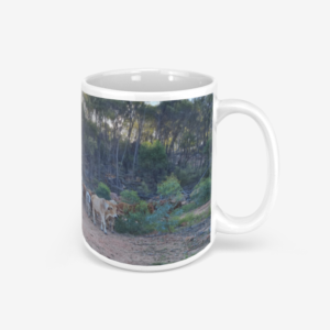 Walking Home White Ceramic Mug 330ml